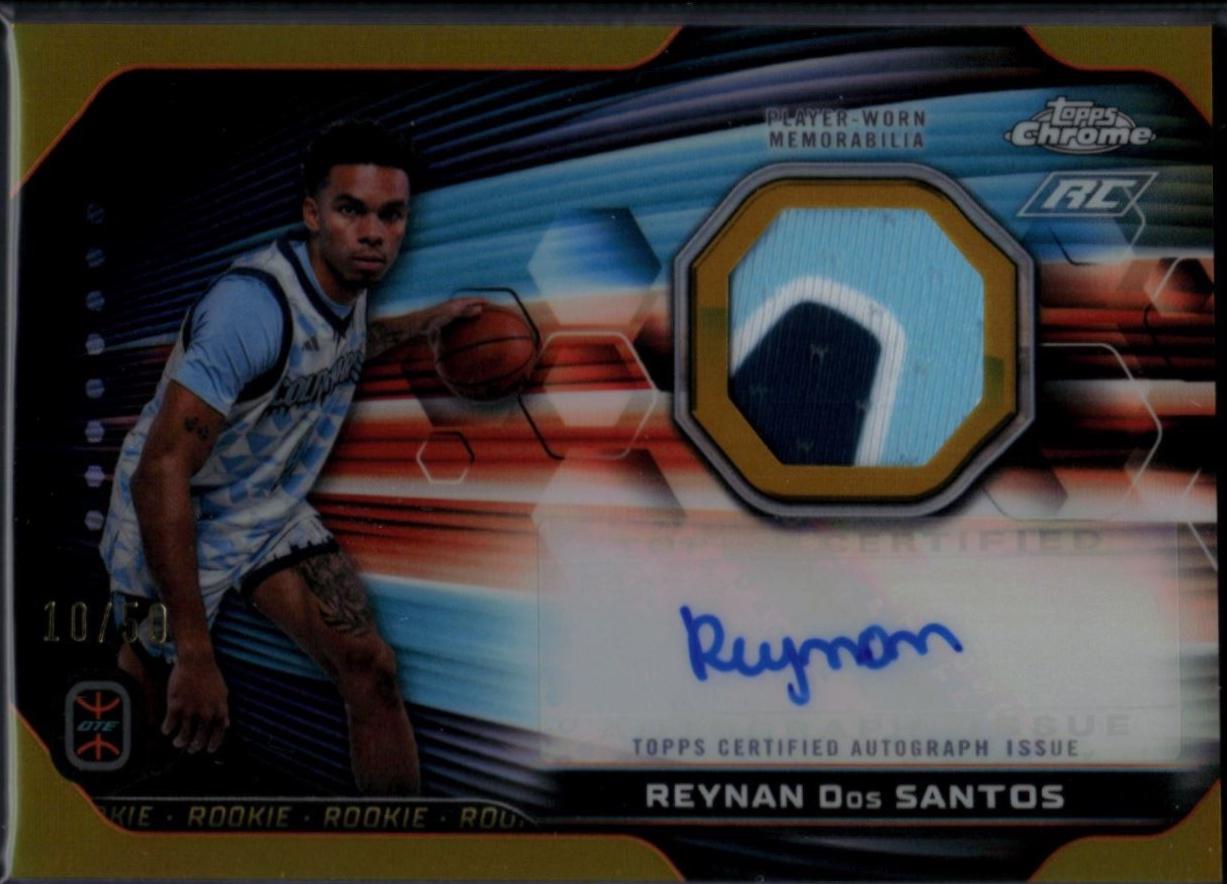 Reynan Dos Santos [Gold Refractor] #RJA-RD