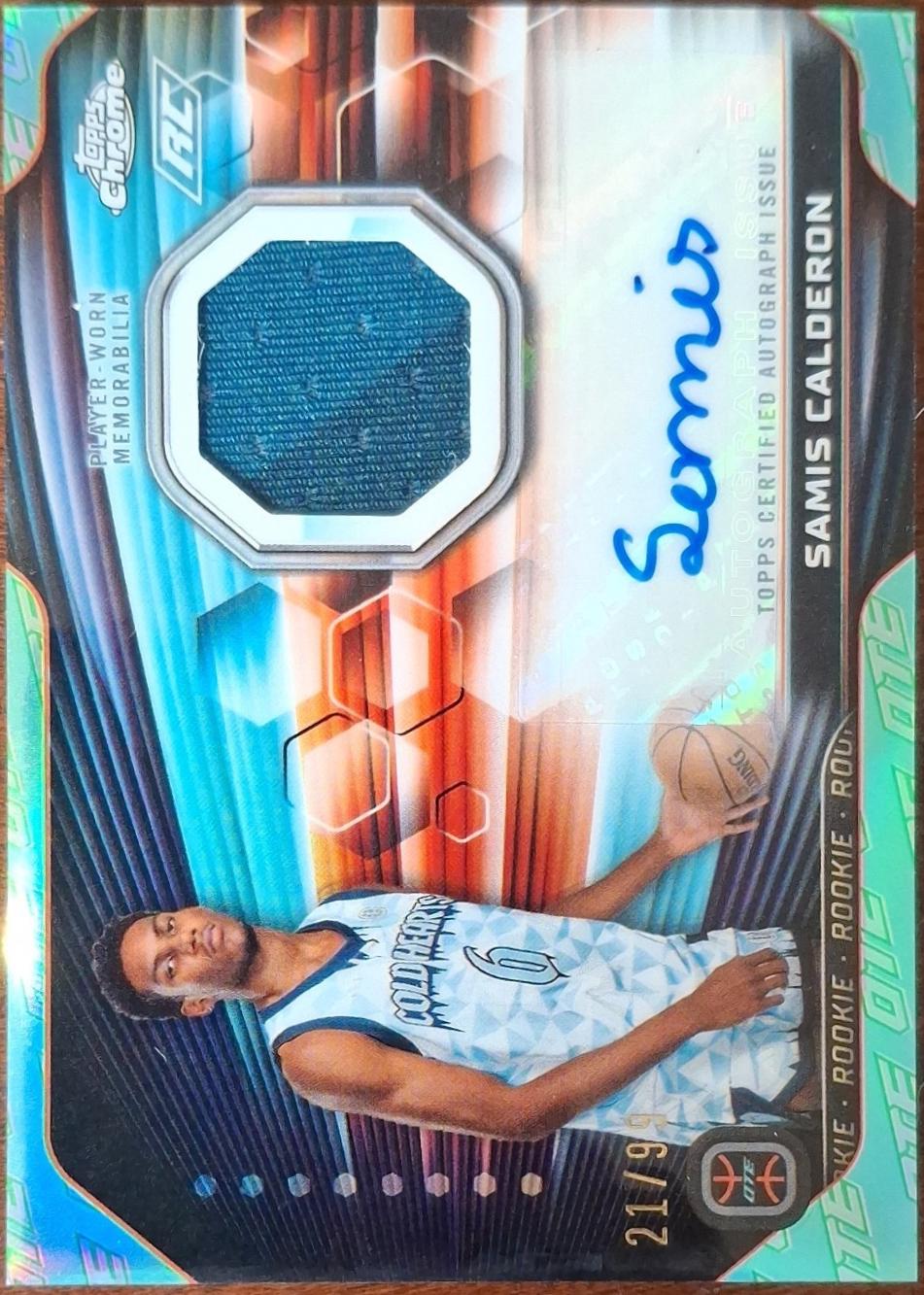 Samis Calderon [Aqua OTE Refractor] #RJA-SC