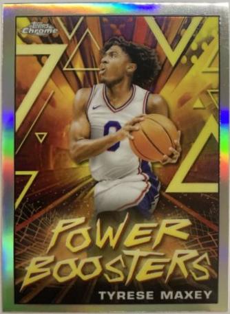 Tyrese Maxey [Orange Basketball Refractor] #PB-15