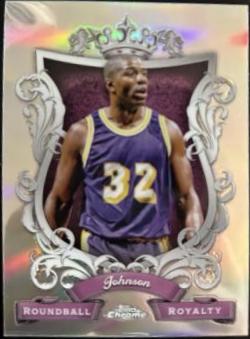 Magic Johnson [Orange Basketball Refractor] #RR-5