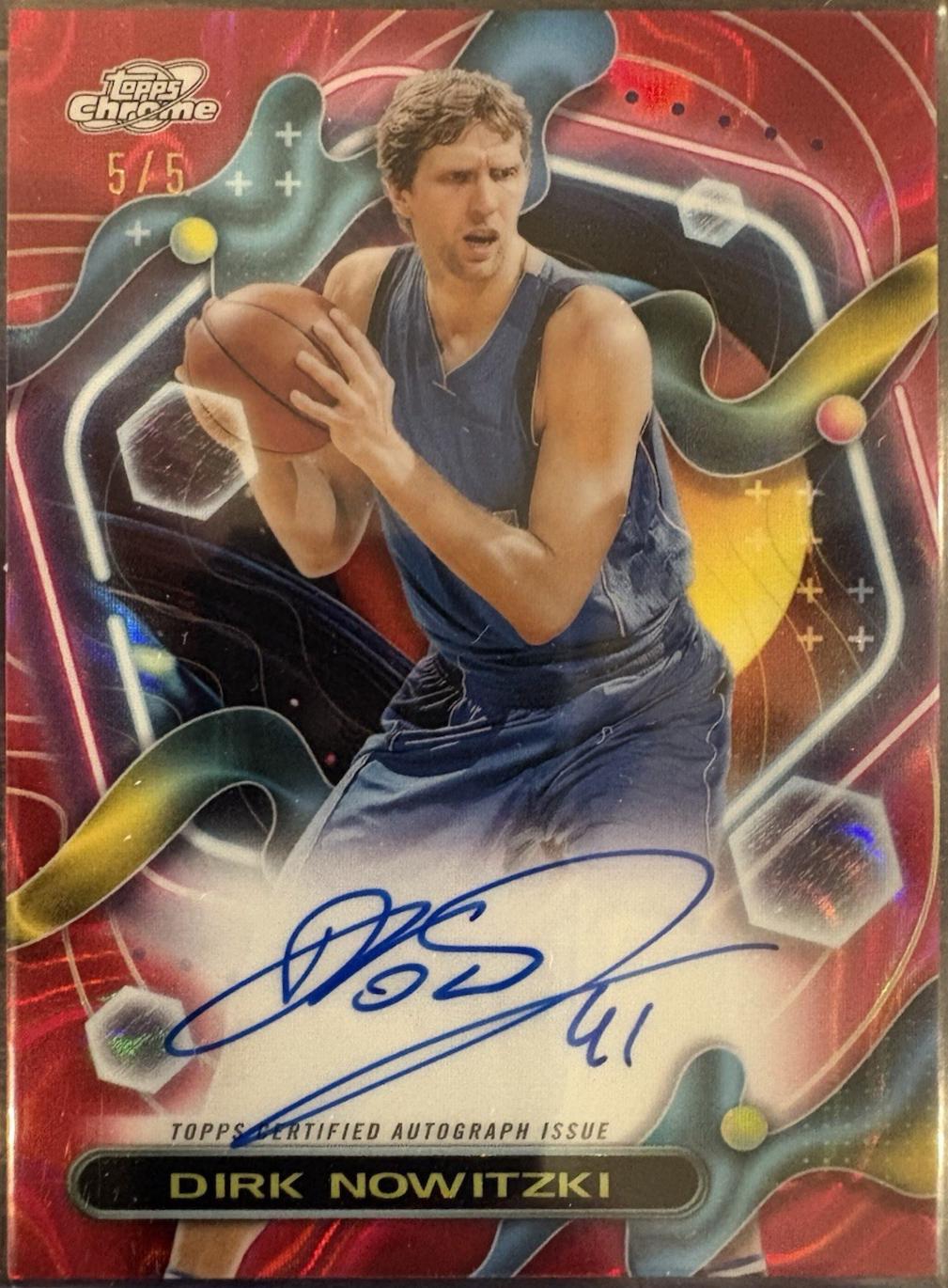 Dirk Nowitzki [Red Flare] #CCAV-DN