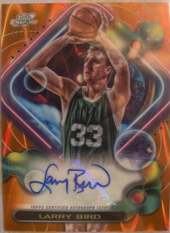 Larry Bird [Orange Galactic] #CCAV-LB