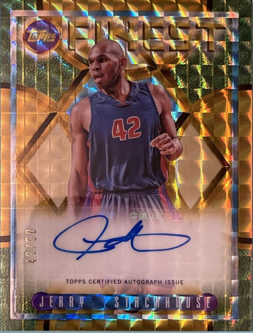 Jerry Stackhouse [Gold Refractor] #FLA-JSH