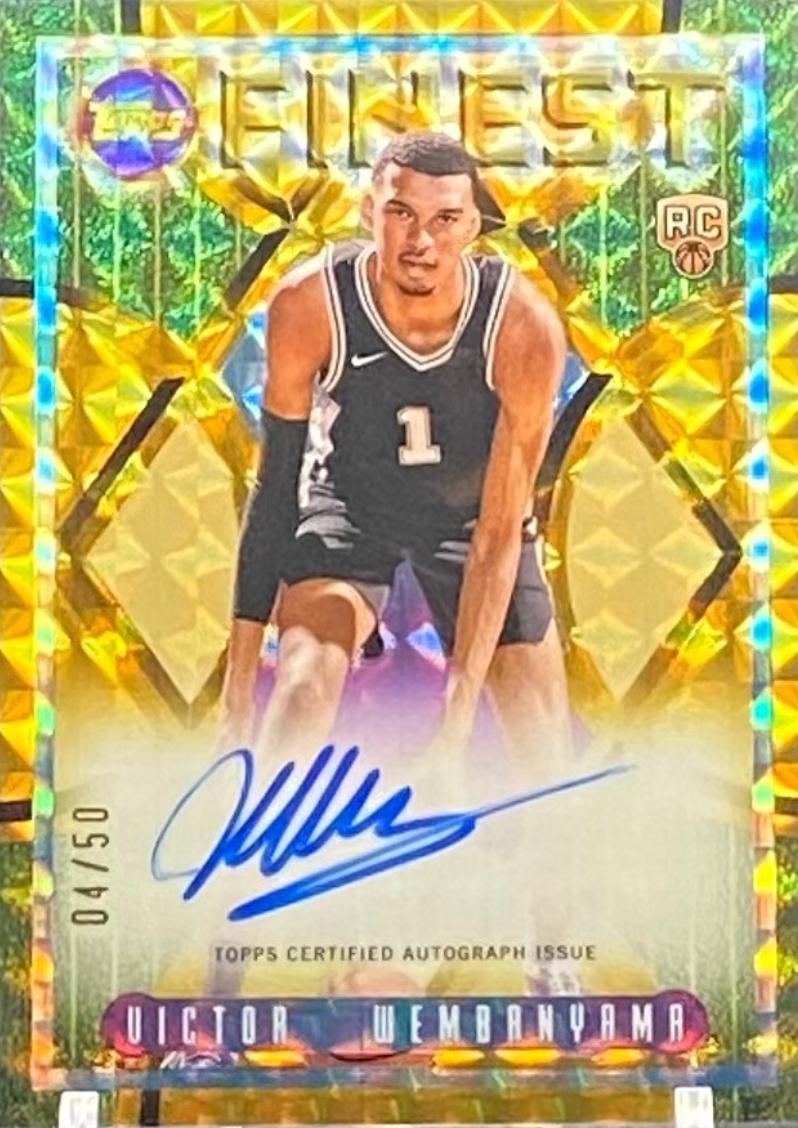 Victor Wembanyama [Gold Geometric Refractor] #FLA-VW