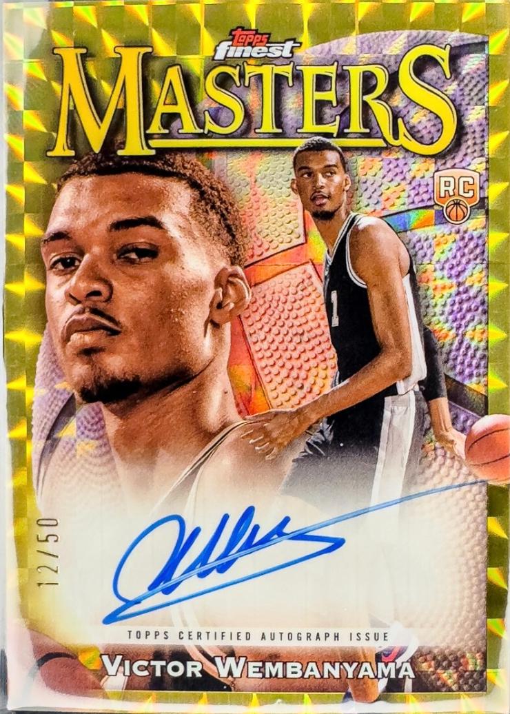 Victor Wembanyama [Gold Geometric Refractor] #MA-VW