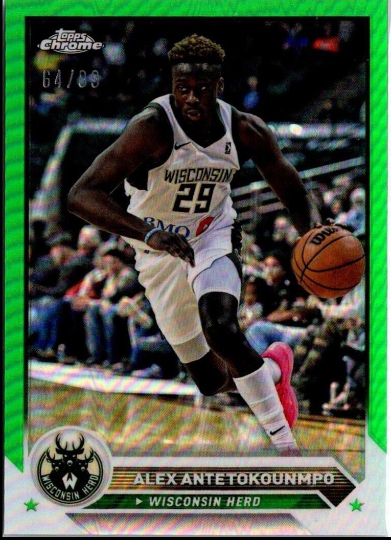 Alex Antetokounmpo [Green Refractor Chrome] #99