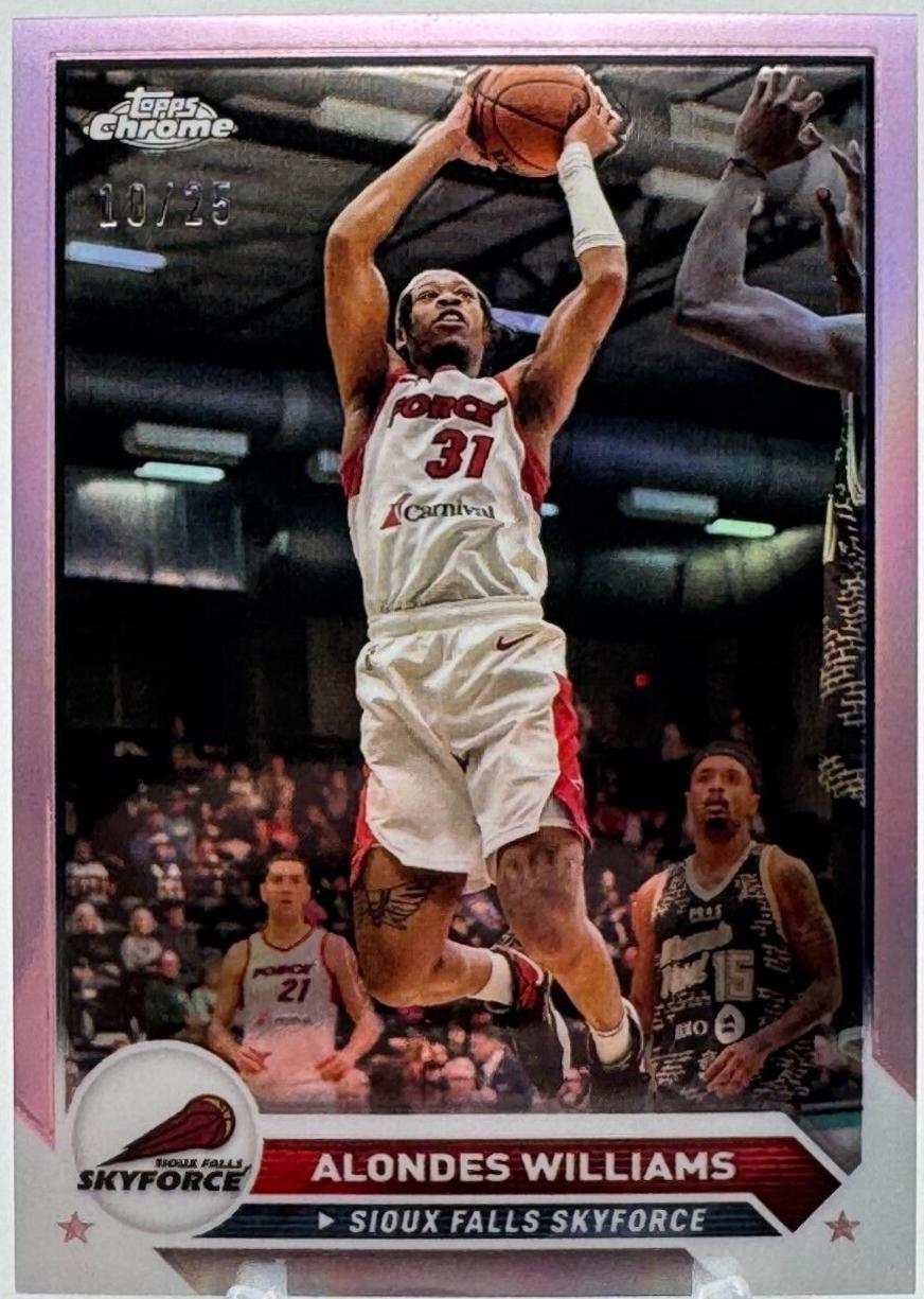 Alondes Williams [Pink Refractor Chrome] #80