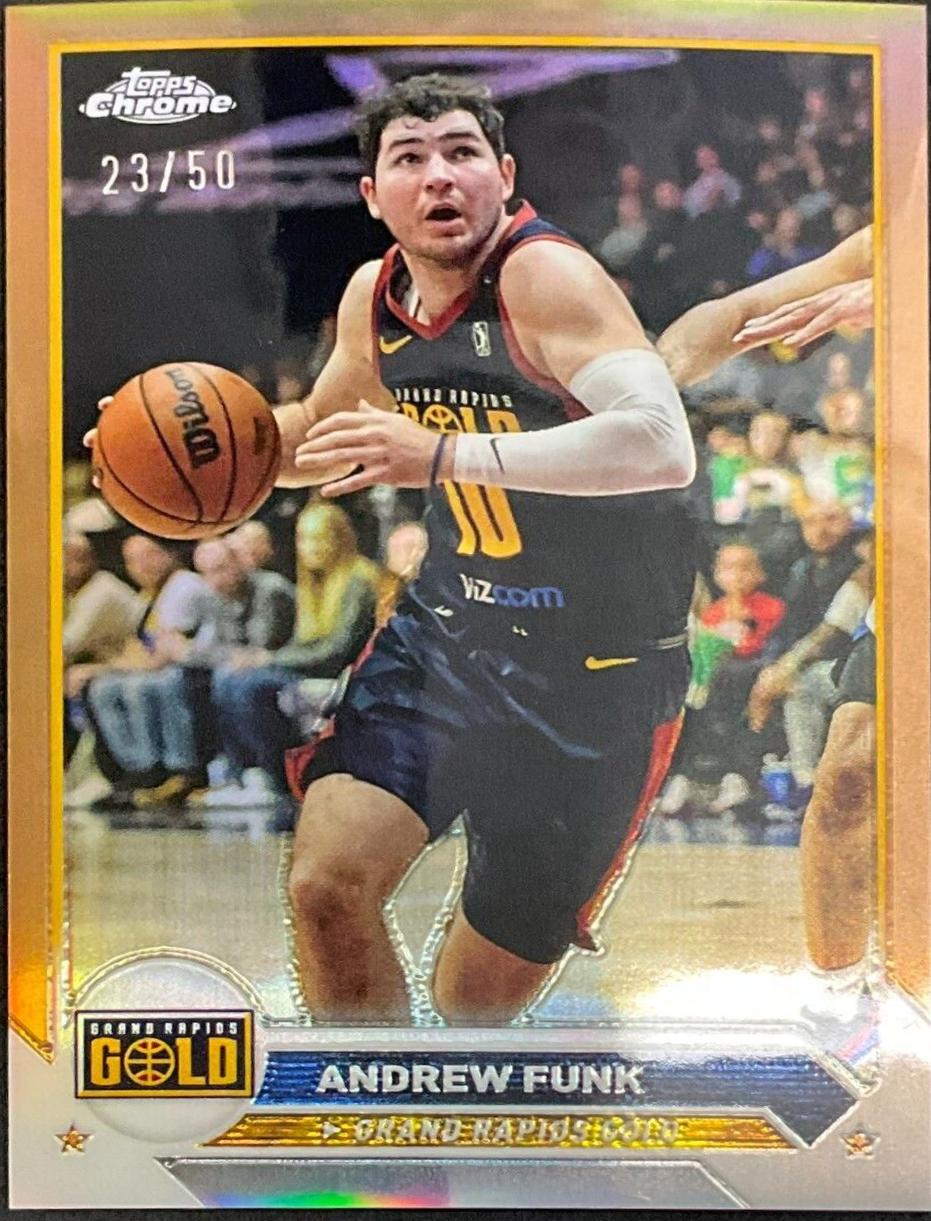 Andrew Funk [Gold Refractor Chrome] #30