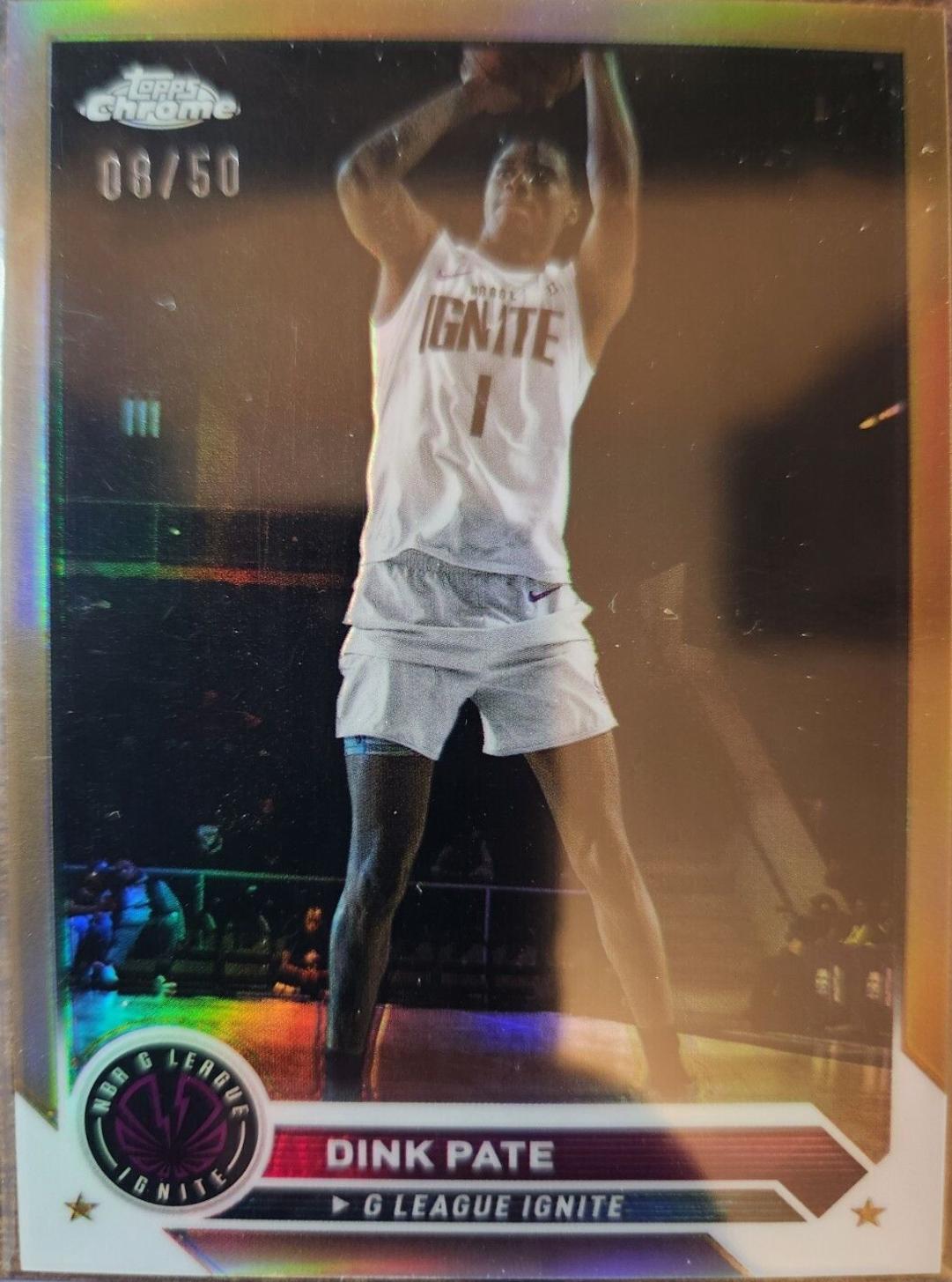 Dink Pate [Gold Refractor Chrome] #20