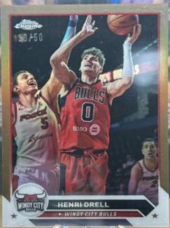 Henri Drell [Gold Refractor Chrome] #95