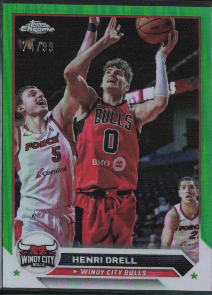 Henri Drell [Green Refractor Chrome] #95