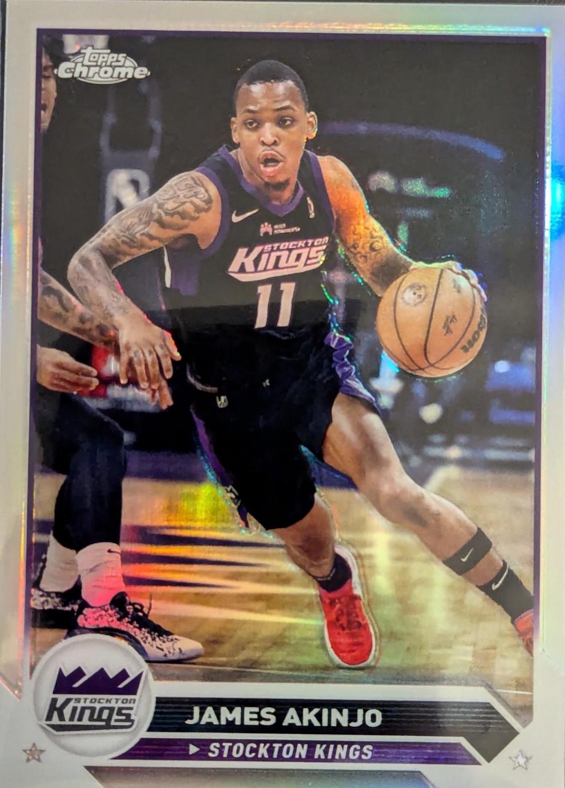 James Akinjo [Refractor Chrome] #86