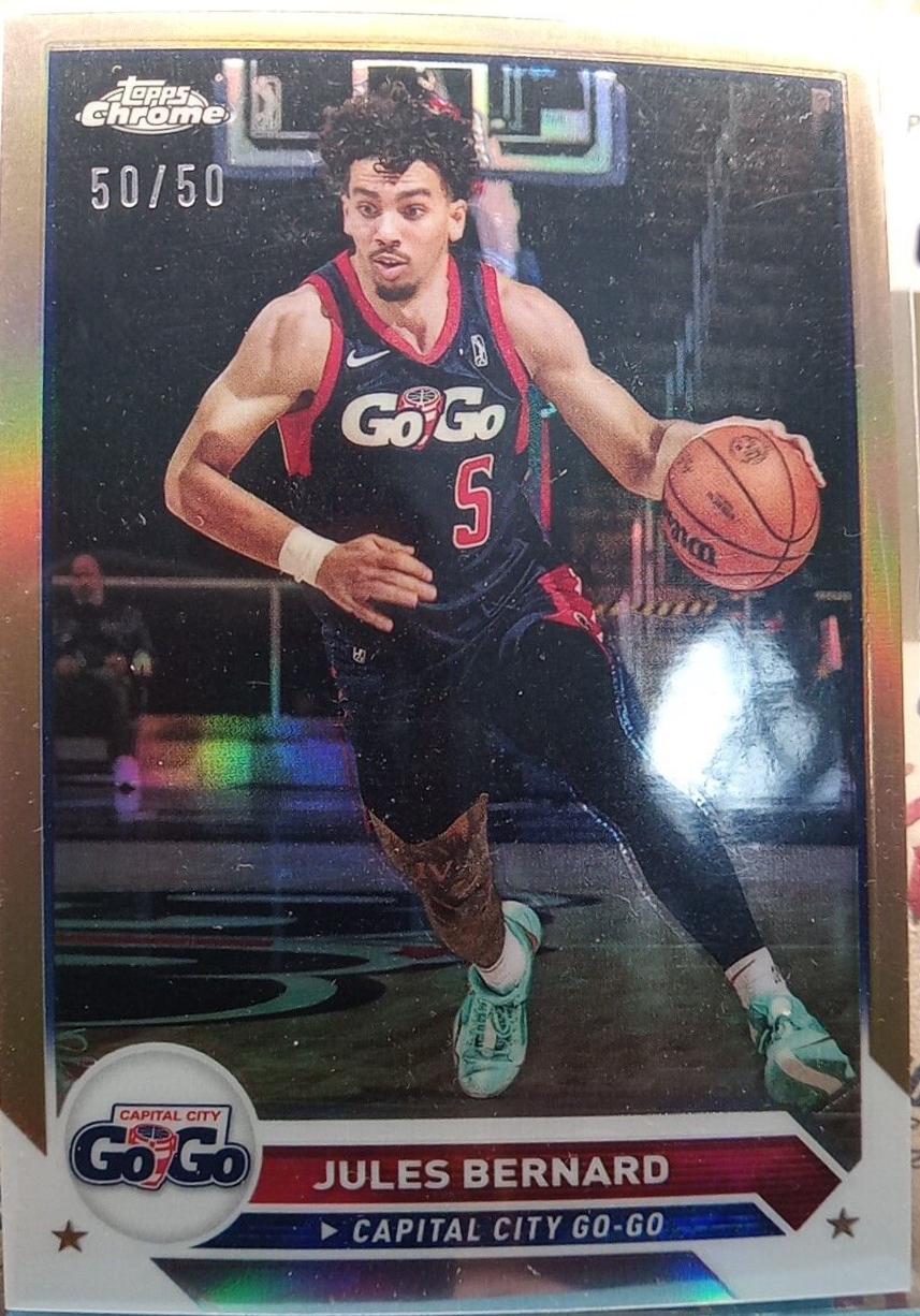 Jules Bernard [Gold Refractor Chrome] #7