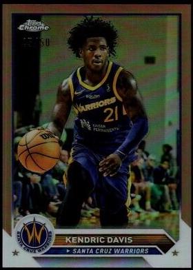 Kendric Davis [Gold Refractor Chrome] #78