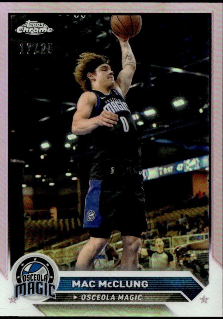 Mac McClung [Pink Refractor Chrome] #63