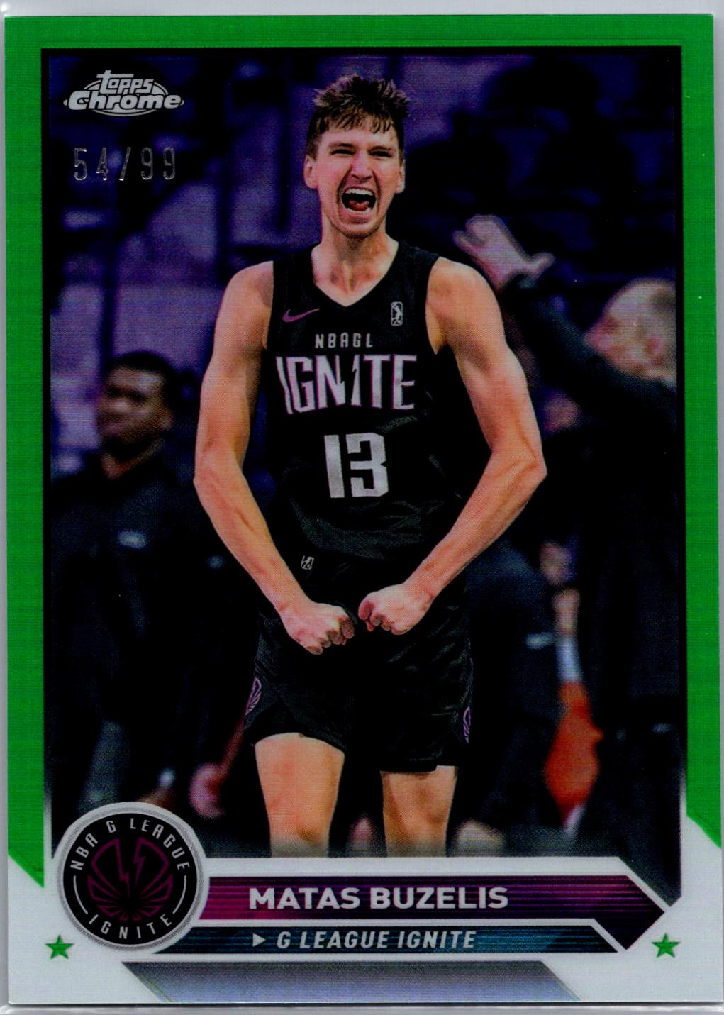 Matas Buzelis [Green Refractor Chrome] #25