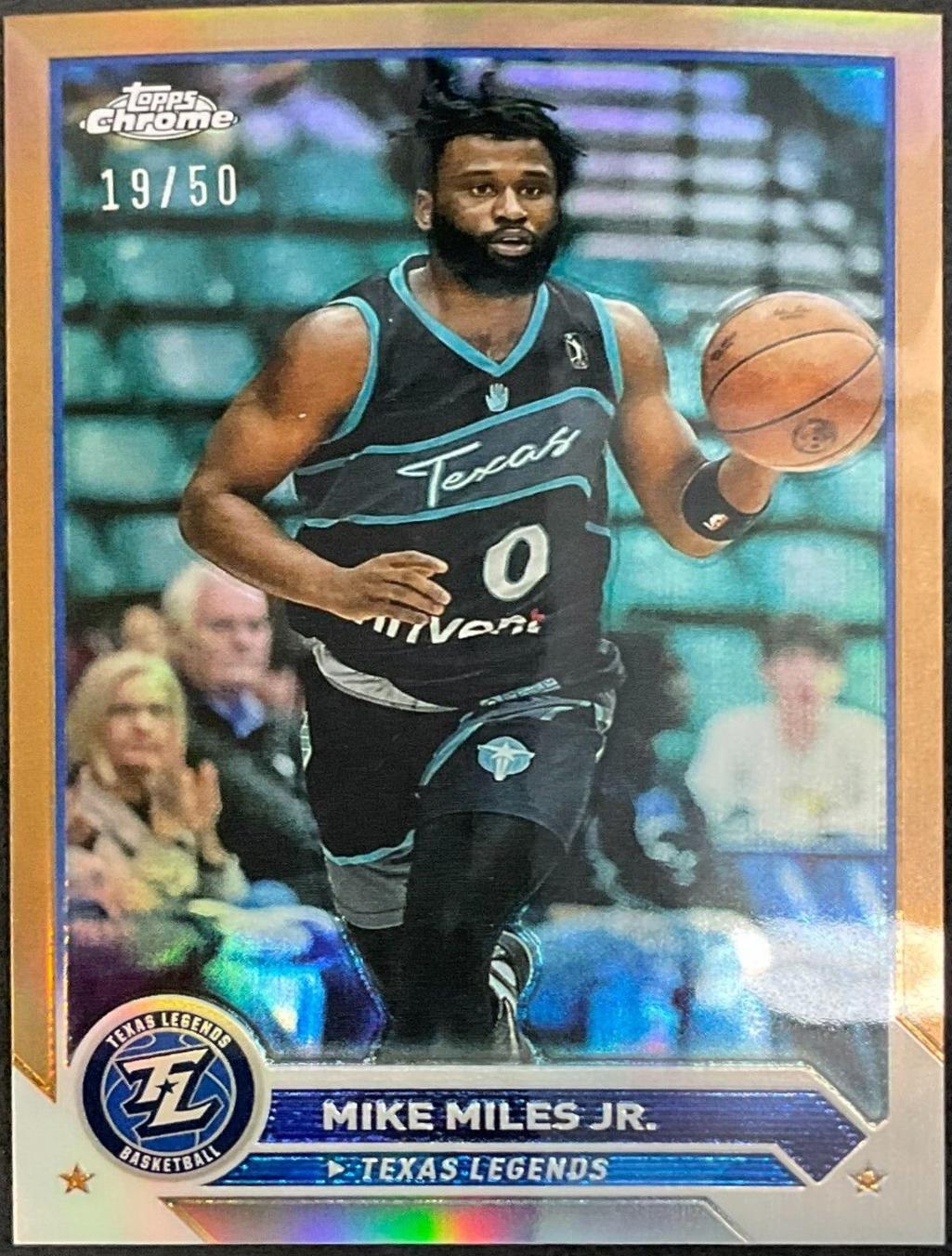 Mike Miles Jr. [Gold Refractor Chrome] #90