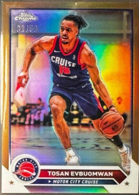 Tosan Evbuomwan [Gold Refractor Chrome] #55