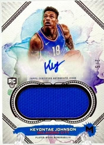 Keyontae Johnson [Pyrrol Scarlet Rookie Relic Autograph] #109