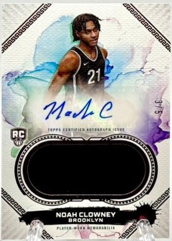 Noah Clowney [Pyrrol Scarlet Rookie Relic Autograph] #117