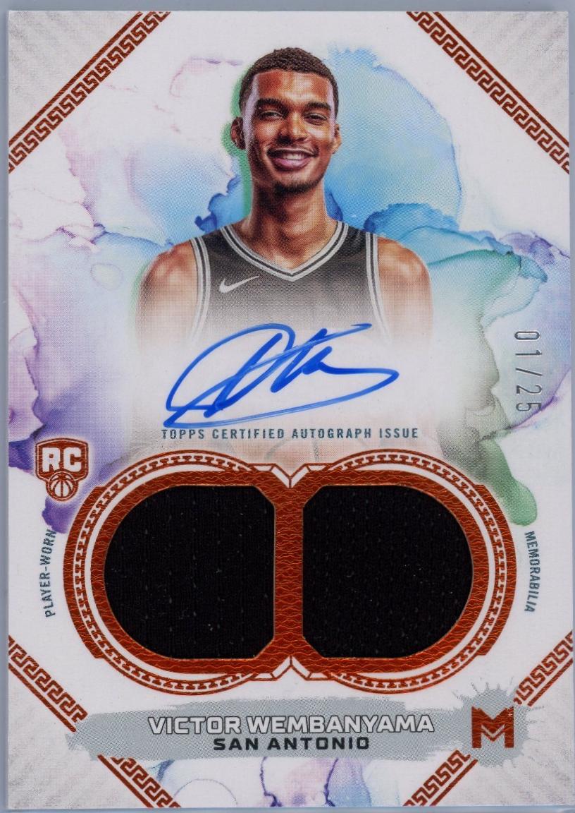 Victor Wembanyama [Rookie Relic Autograph Dual] #101