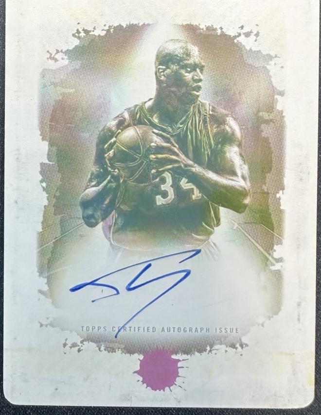 Shaquille O'Neal [Printing Plate] #LCS-SO