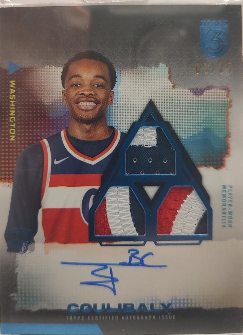 Bilal Coulibaly [Blue Rookie 3 Patch Autograph Vertical] #105