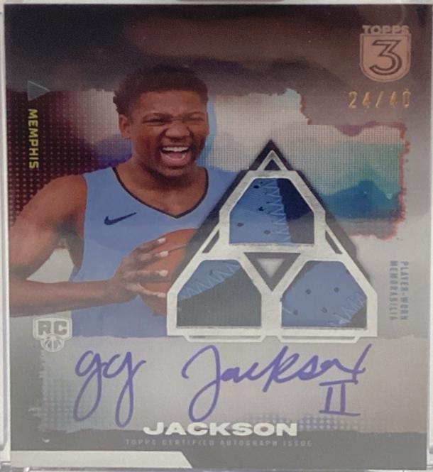 GG Jackson [Rookie 3 Patch Autograph Vertical] #116