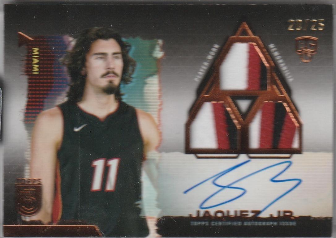 Jaime Jaquez Jr. [Bronze Rookie 3 Patch Autograph Horizontal] #114