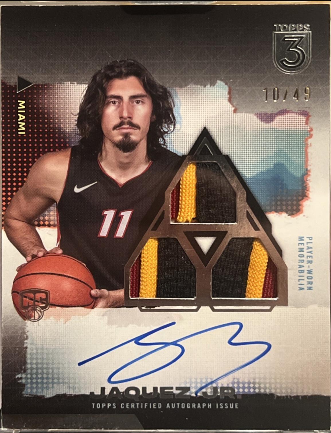 Jaime Jaquez Jr. [Rookie 3 Patch Autograph Horizontal] #114