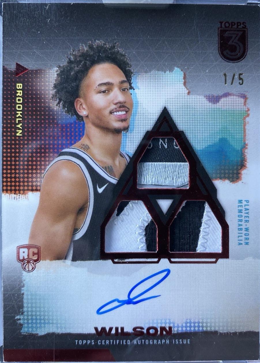Jalen Wilson [Red Rookie 3 Patch Autograph Horizontal] #123