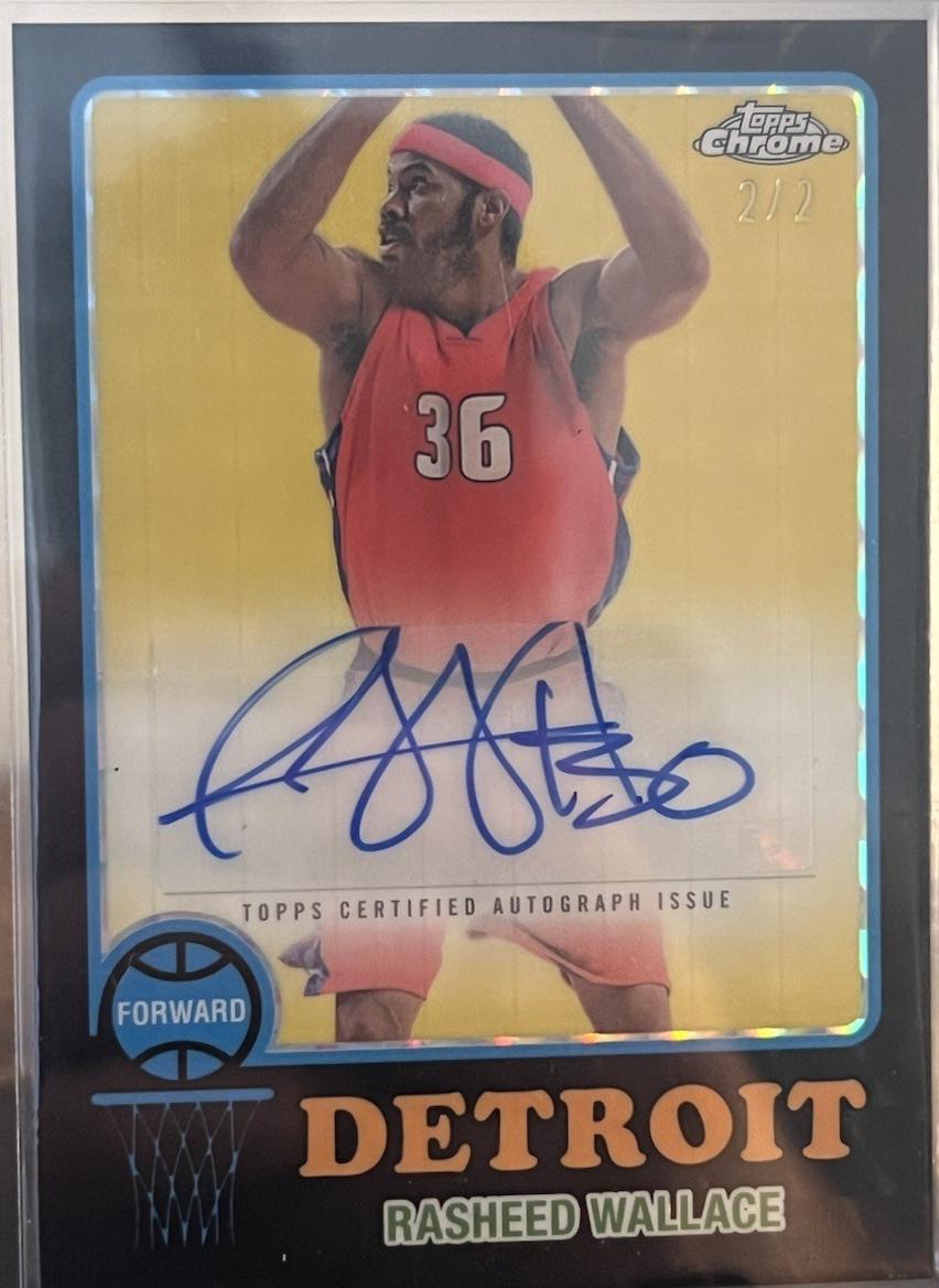 Rasheed Wallace [Black Geometric Refractor] #73TA-RW