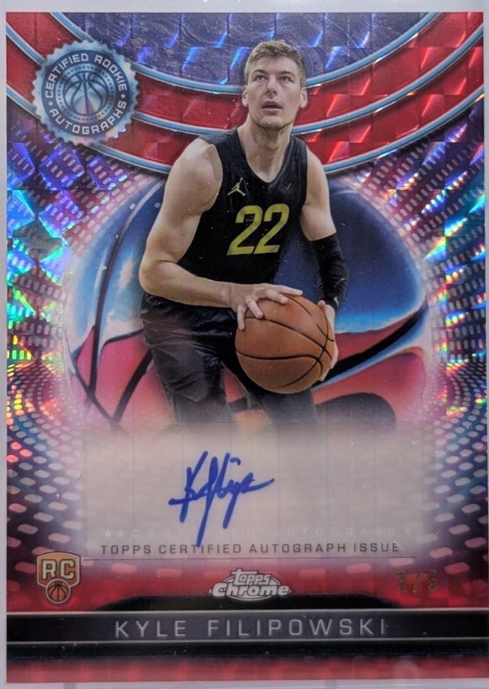 Kyle Kuzma [Red Geometric Refractor] #TCA-KK