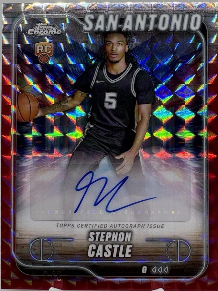 Stephon Castle [Red Geometric Refractor] #TCA-SCA