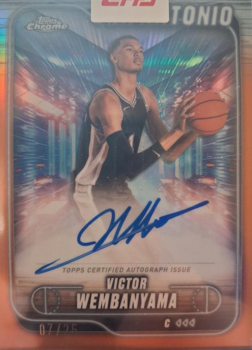Victor Wembanyama [Orange Refractor] #TCA-VW