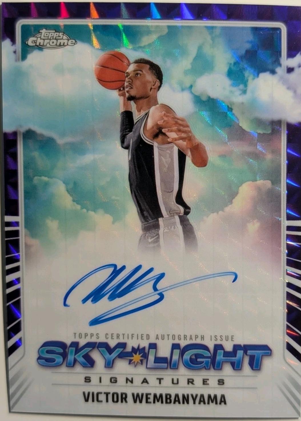 Victor Wembanyama [Purple Geometric Refractor] #TCA-VW