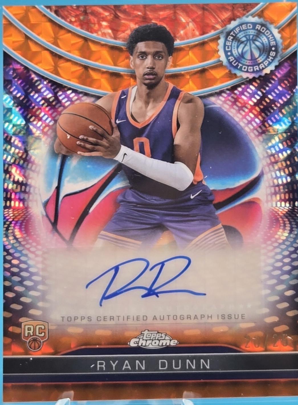 Ryan Dunn [Orange Geometric Refractor] #TCRA-RDU