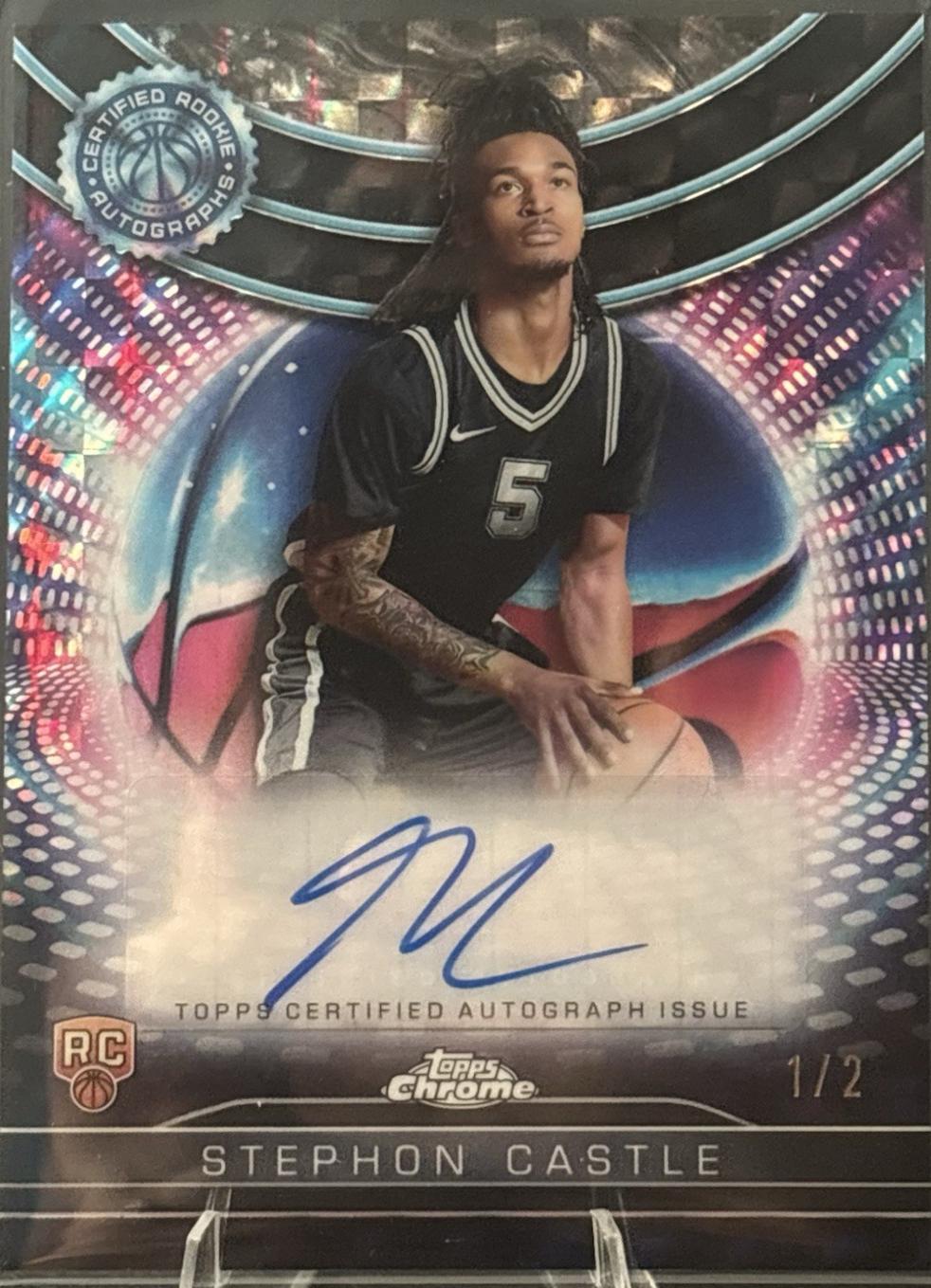 Stephon Castle [Black Geometric Refractor] #TCRA-SC