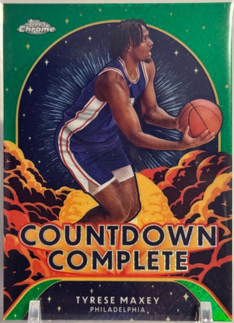 Tyrese Maxey [Topps Green Refractor] #CC-9