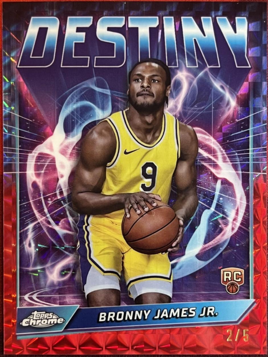 Bronny James Jr. [Red Refractor] #D-24