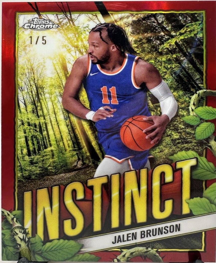 Jalen Brunson [Red Refractor] #INS-18
