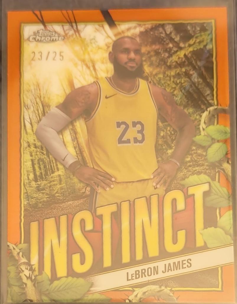 LeBron James [Orange Refractor] #INS-10