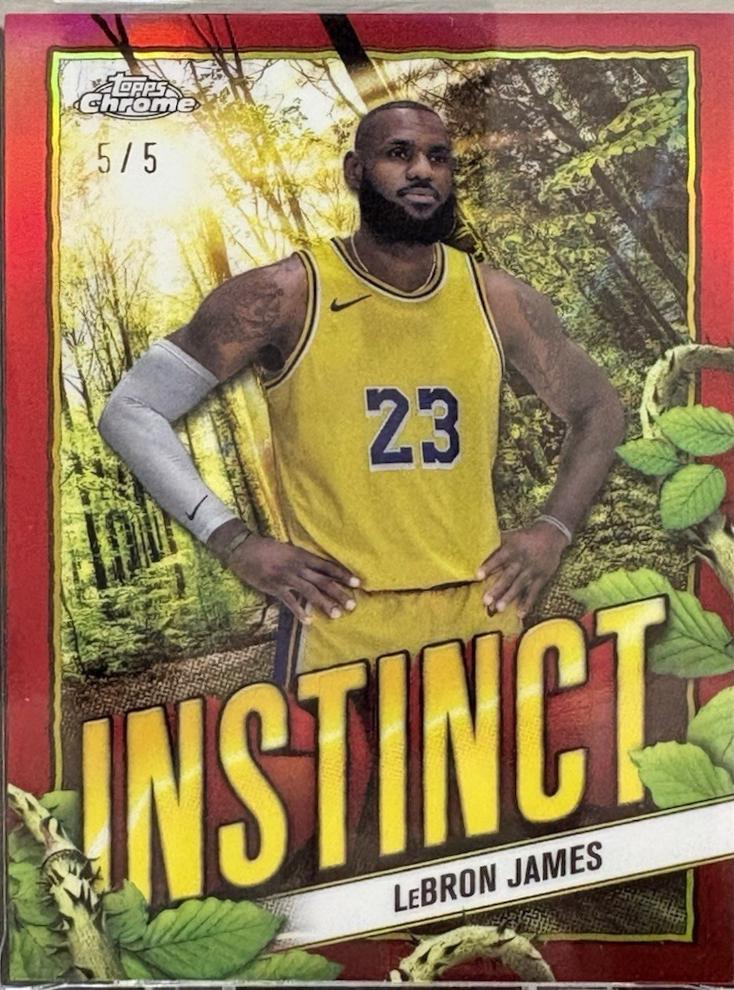 LeBron James [Red Refractor] #INS-10
