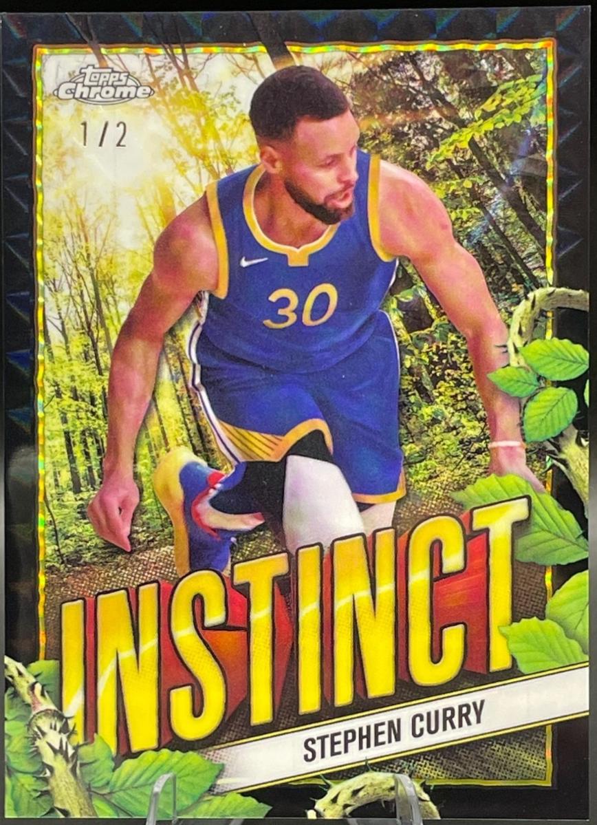 Stephen Curry [Black Geometric Refractor] #INS-9