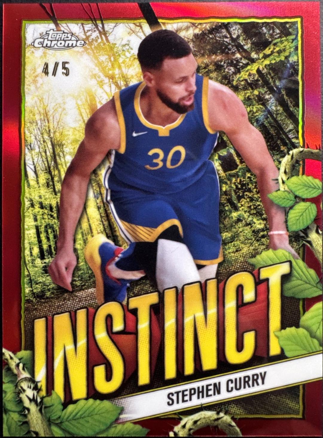 Stephen Curry [Red Refractor] #INS-9