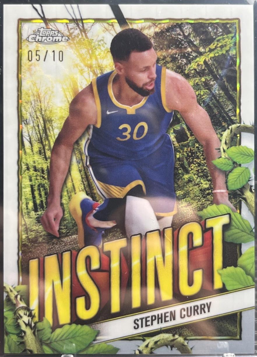 Stephen Curry [White Geometric Refractor] #INS-9