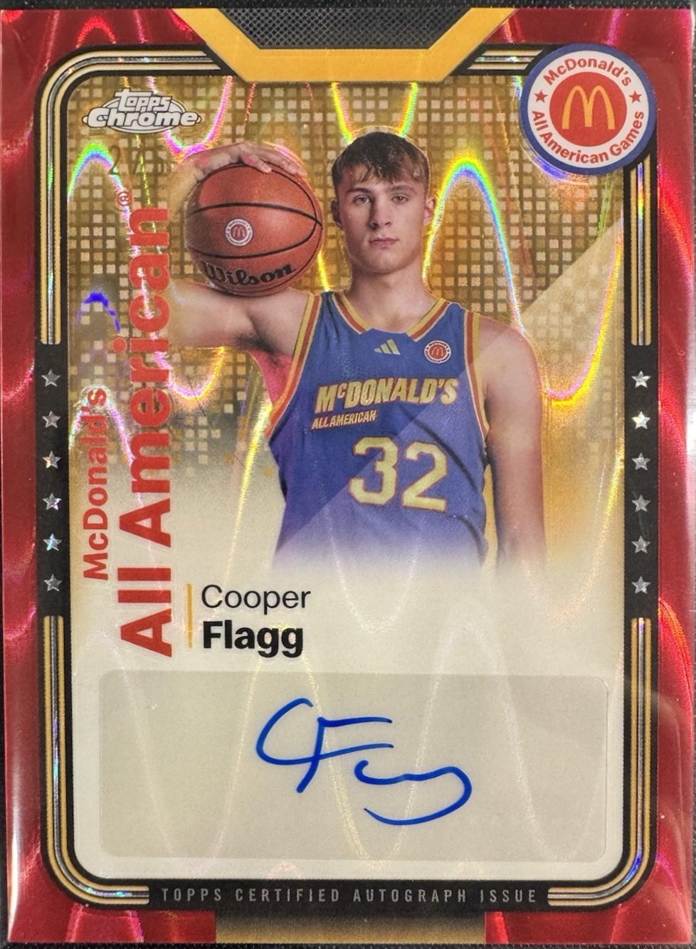 Cooper Flagg [Red] #SMS-COO