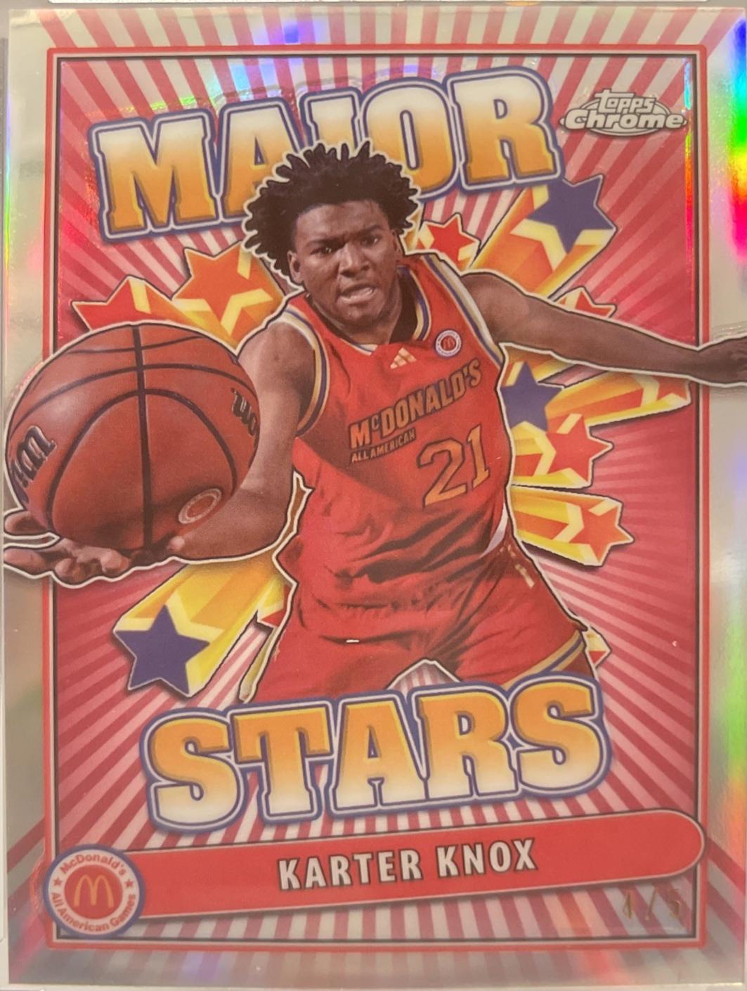 Karter Knox [Red Refractor] #SES-KKN
