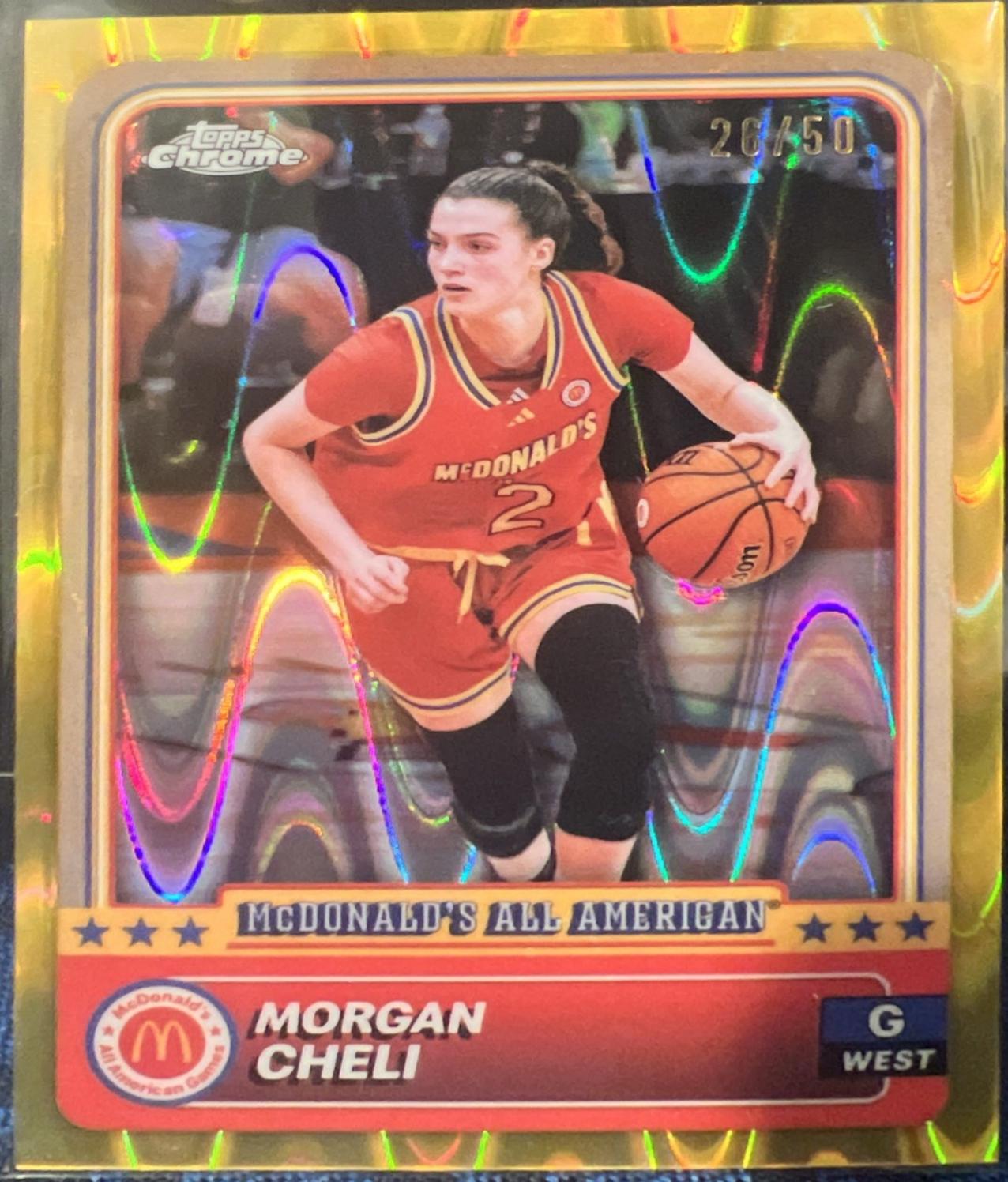 Morgan Cheli [Gold Refractor] #SES-MOC