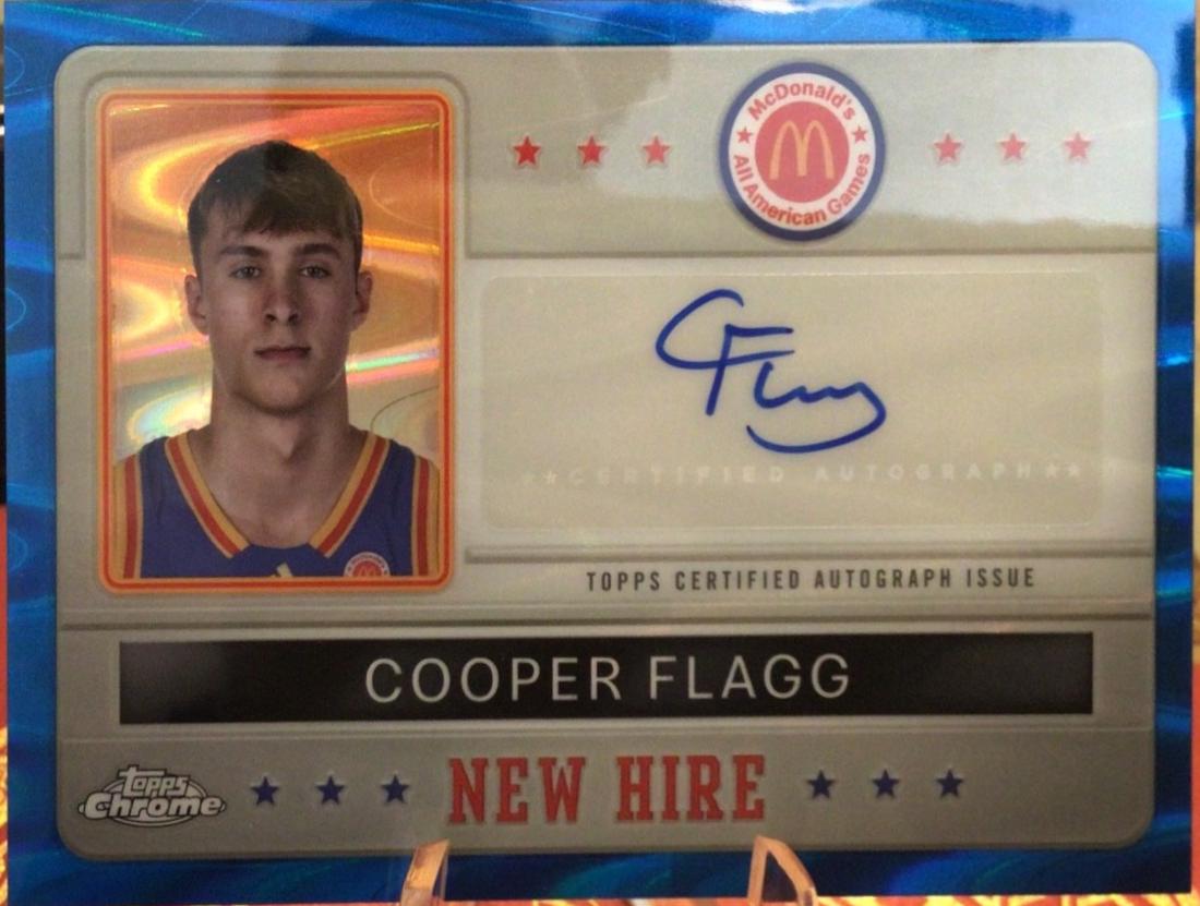 Cooper Flagg [Blue RayWave] #NHB-COO